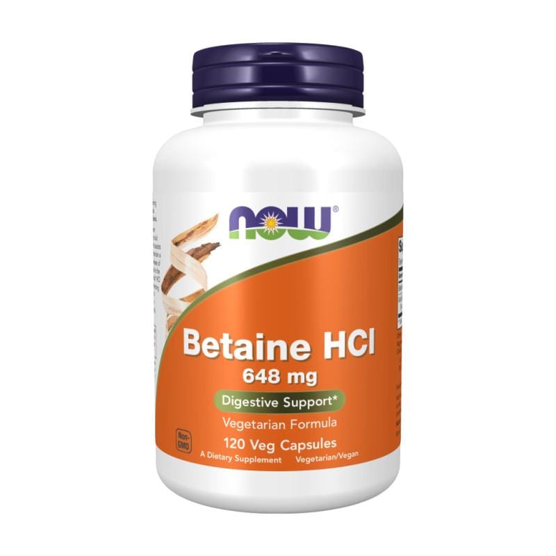 Betaina HCl NOW (120 capsule)