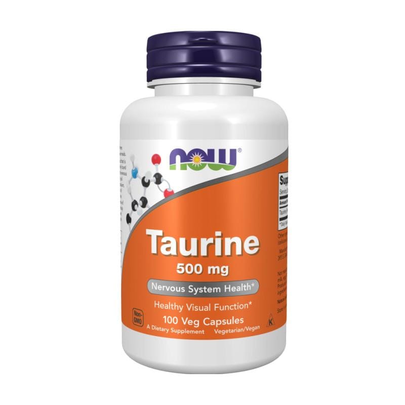 Taurina NOW, 500 mg (100 capsule)