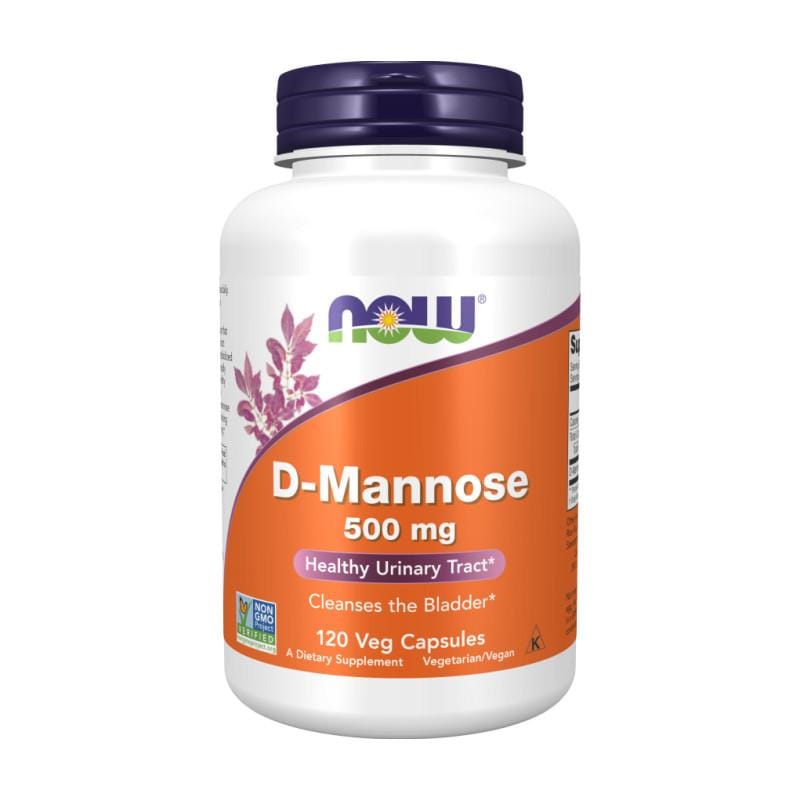 D-mannosio NOW, 500 mg (120 capsule)
