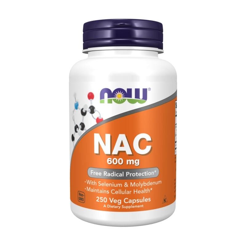 NAC NOW, 600 mg (250 capsule)