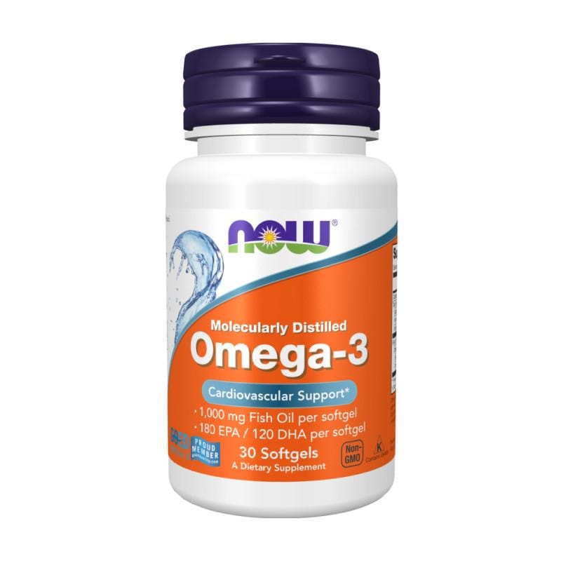Omega 3 NOW, 1000 mg (30 capsule molli)