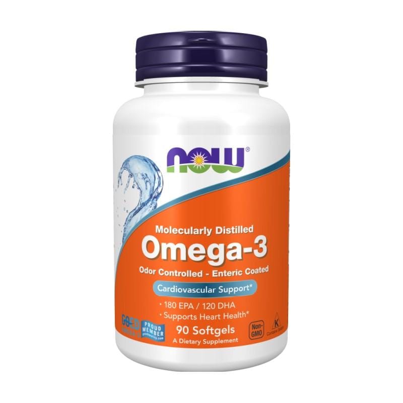 Omega 3 NOW – 180 EPA e 120 DHA, 1000 mg (90 capsule)