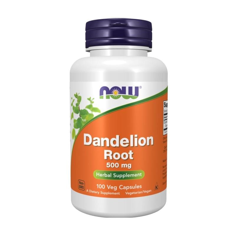 Radice di tarassaco NOW, 500 mg (100 capsule)