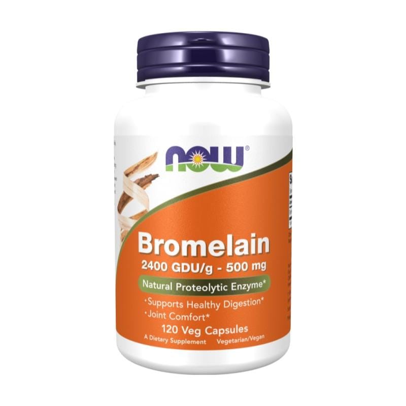 Bromelina NOW, 500 mg (120 capsule)