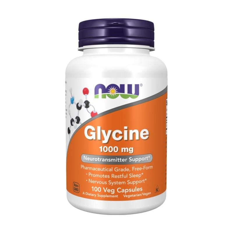 Glicina NOW, 1000 mg (100 capsule)