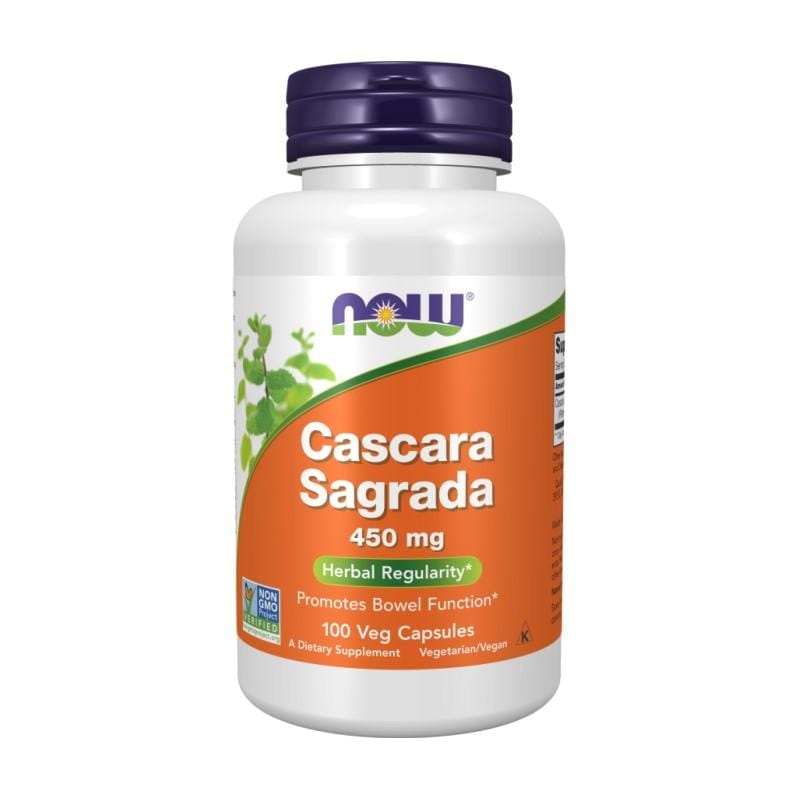 Cascara Sagrada NOW, 450 mg (100 capsule)
