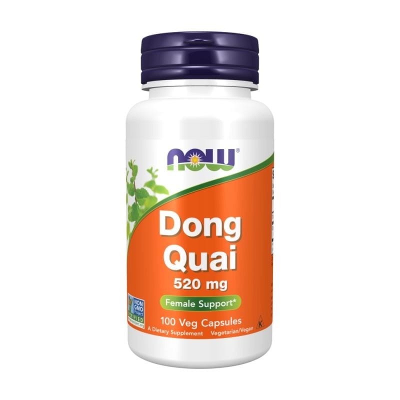 Dong Quai – Angelica cinese NOW, 520 mg (100 capsule)