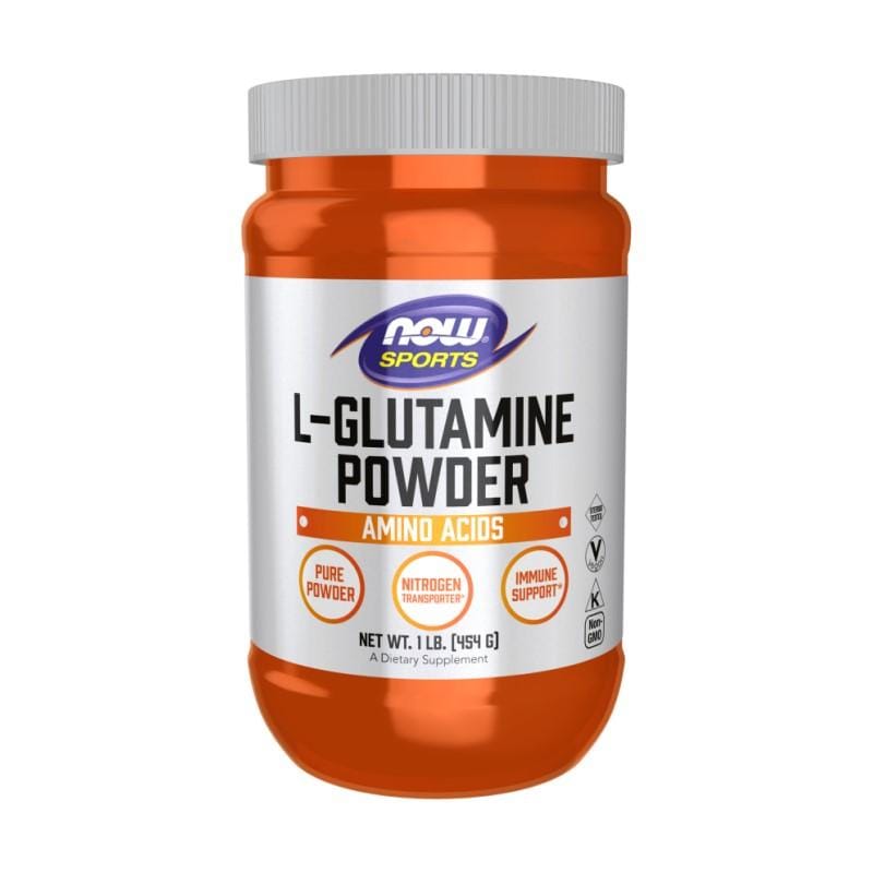 L-Glutammina in polvere NOW (454 g)