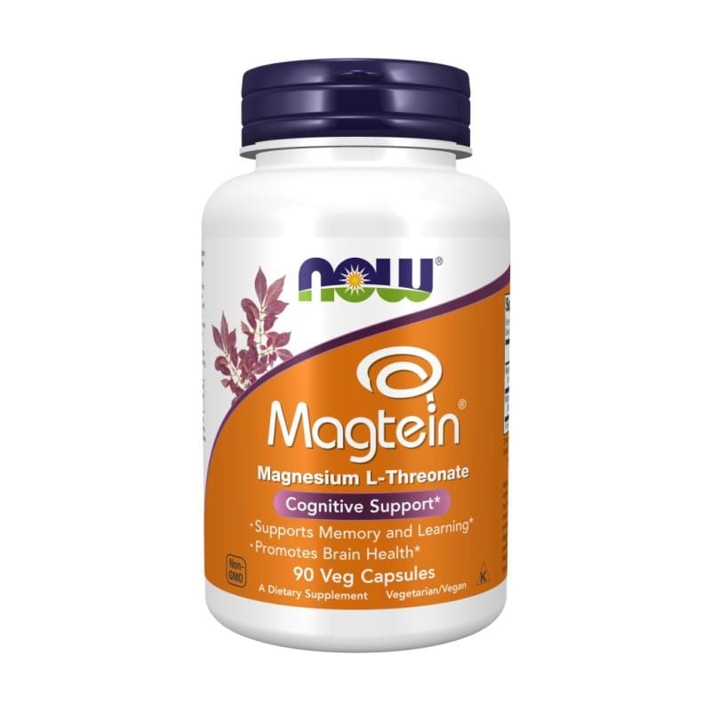 Magtein - L-treonato di magnesio NOW (90 capsule)