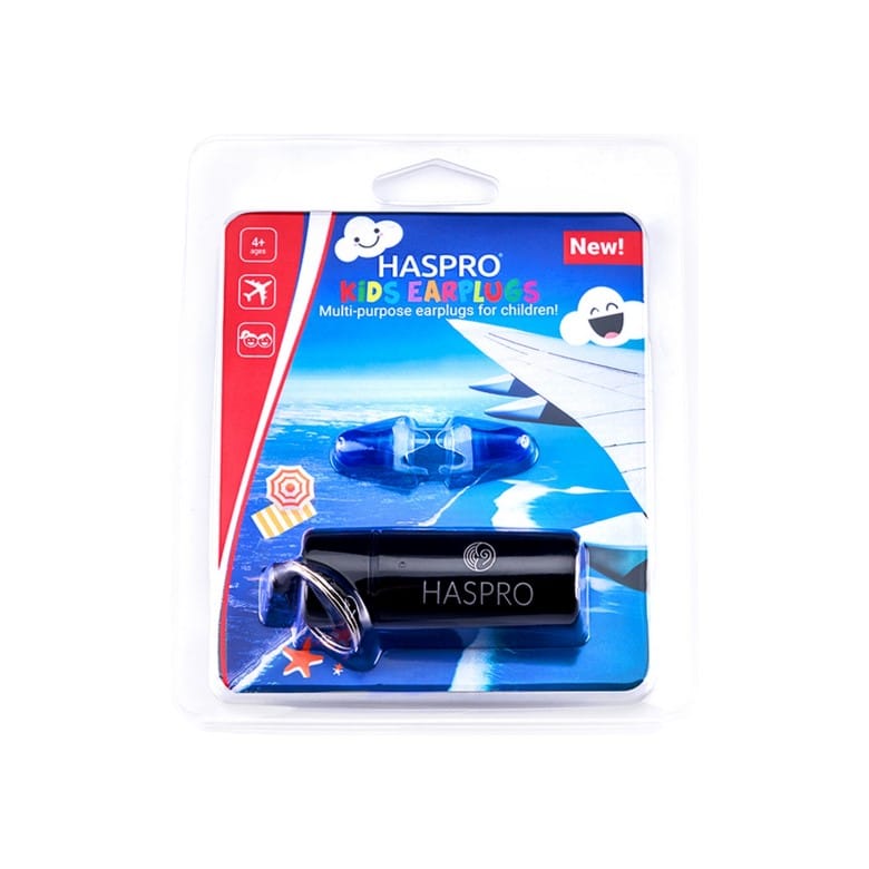 Tappi per le orecchie per bambini per viaggi in aereo – in silicone Fly Kids Haspro (1 paio)