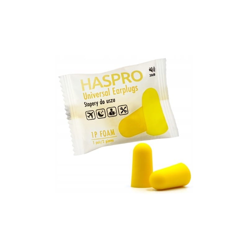 Tappi per le orecchie in schiuma 1P Haspro (1 paio)