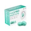Tappi per le orecchie in silicone Mold6 - colore menta Haspro (12 pezzi)