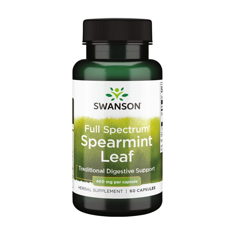 Menta verde – Spearmint Swanson, 400 mg (60 capsule)
