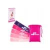 Set di 5 elastici per allenamento MP Sport, rosa