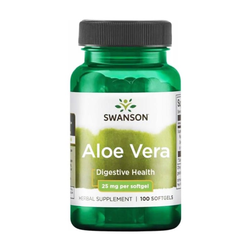 Aloe Vera Swanson, 25 mg (100 softgel)