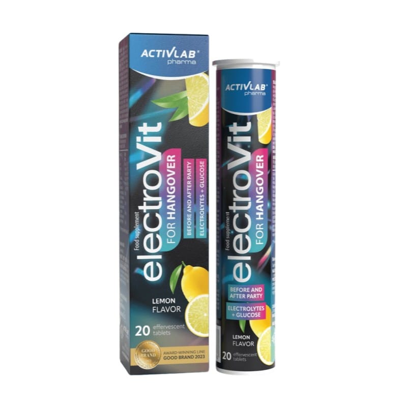 ElectroVit contro i postumi da alcol (hangover) Activlab (20 compresse effervescenti)