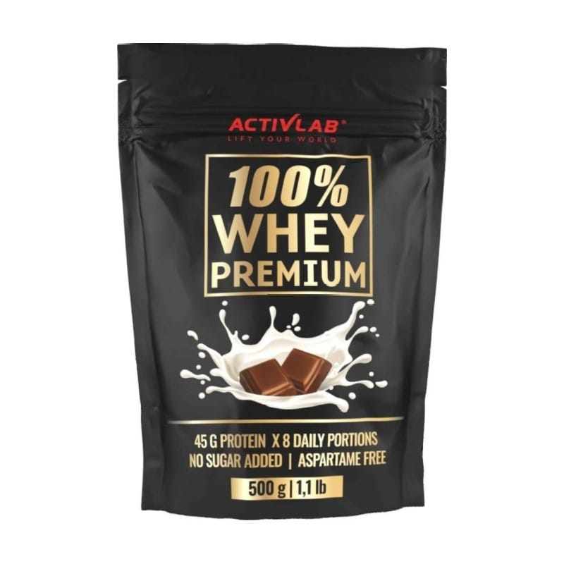 Proteine 100% Whey Premium al gusto cioccolato Activlab (500 g)