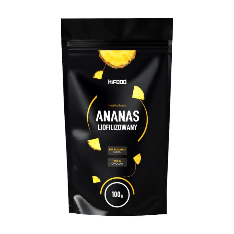 Ananas a pezzi – liofilizzato HiFOOD (100 g)