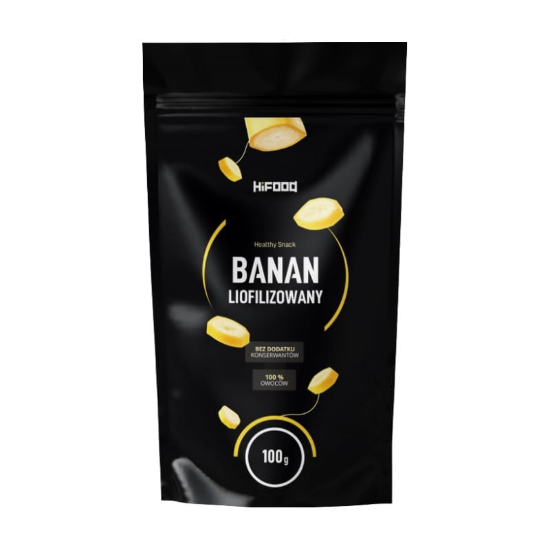 Banane a rondelle – liofilizzate HiFOOD (100 g)