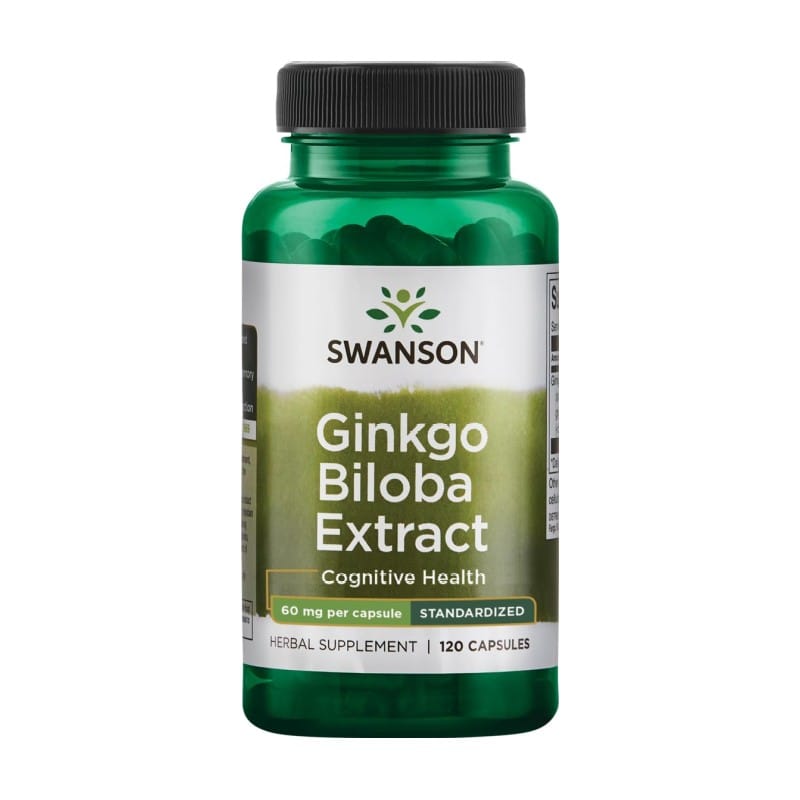 Estratto di Ginkgo Biloba Swanson, 60 mg (120 capsule)