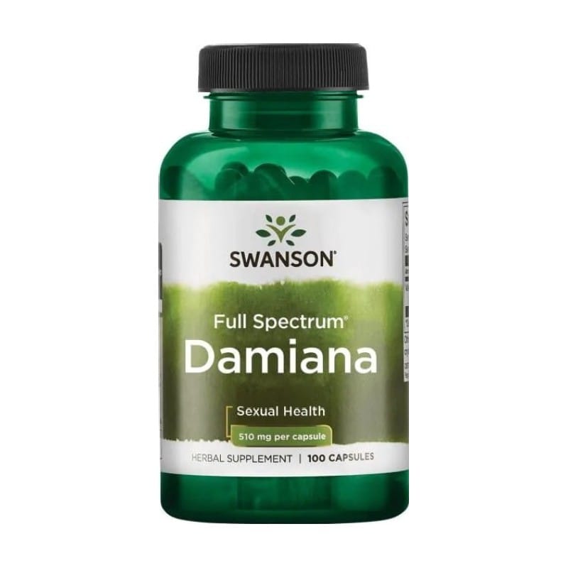 Damiana Full Spectrum Swanson, 510 mg (100 capsule)
