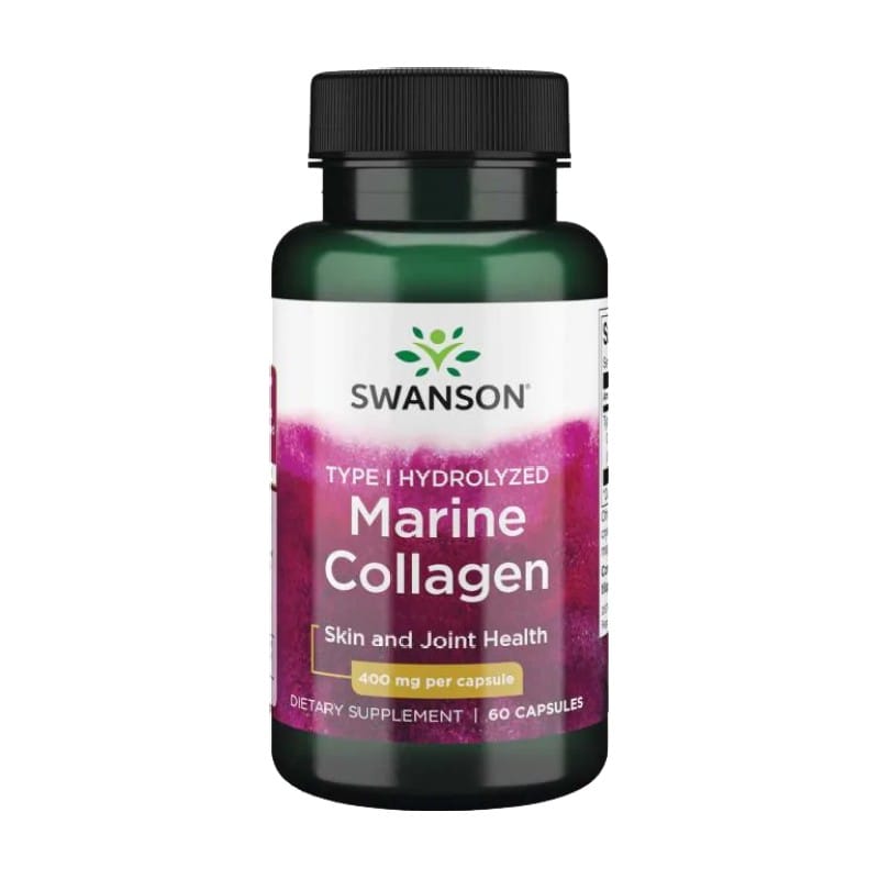 Peptidi di collagene marino idrolizzato Swanson, 400 mg (60 capsule)