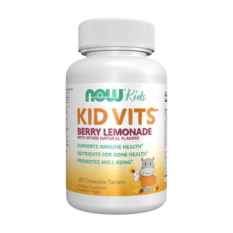 Kid Vits – Multivitaminico per bambini NOW (120 compresse masticabili)