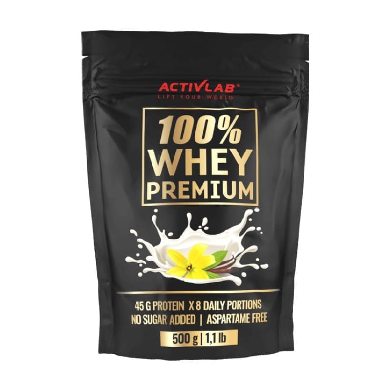 100% Whey Premium proteine al gusto vaniglia Activlab (500 g)
