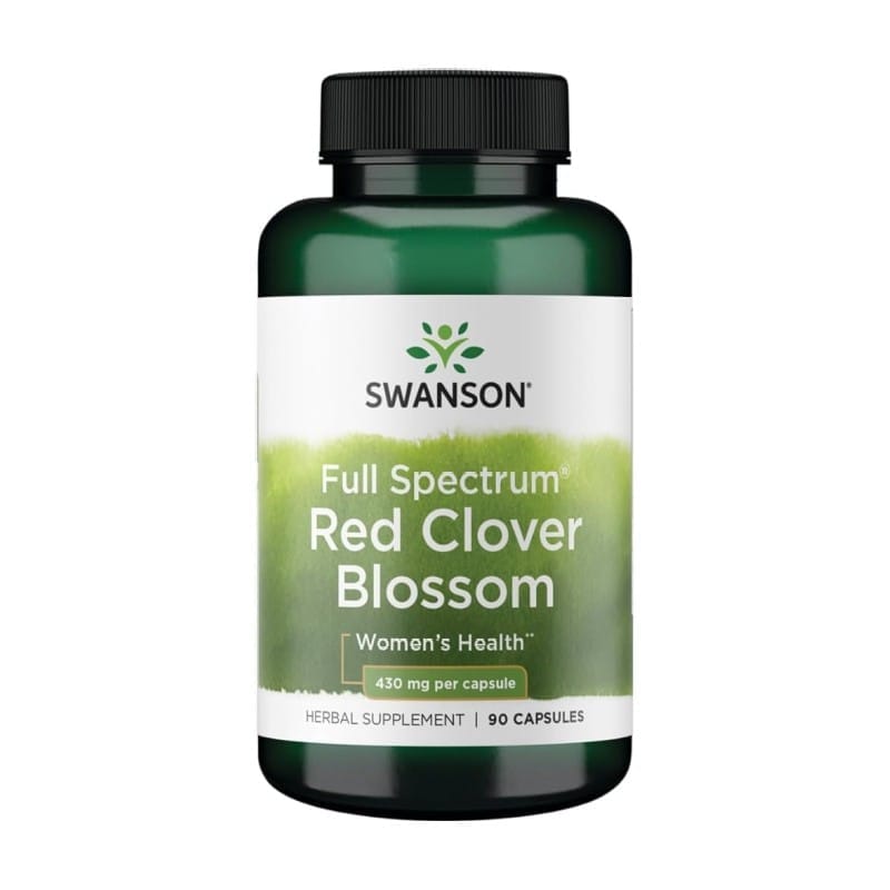 Fiori di trifoglio rosso Swanson, 430 mg (90 capsule)