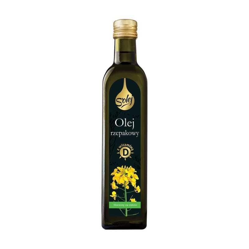 Olio di colza con vitamina D, spremuto a freddo Oleofarm (250 ml)