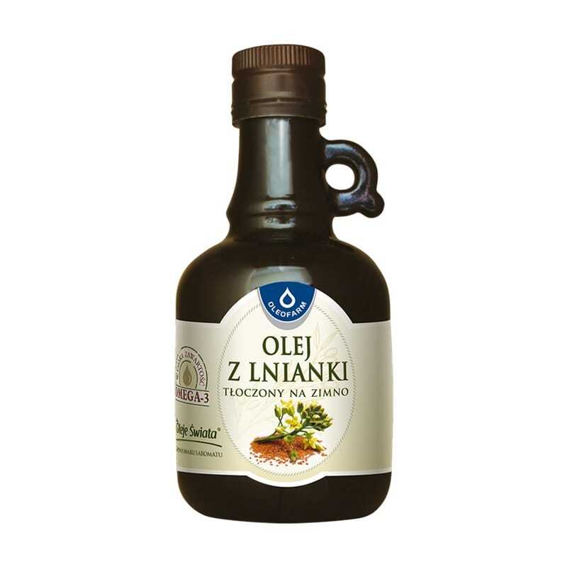 Olio di camelina, spremuto a freddo Oleofarm (250 ml)