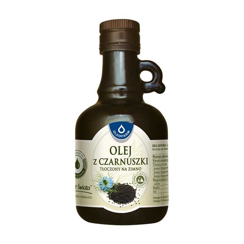Olio di cumino nero, spremuto a freddo Oleofarm (250 ml)