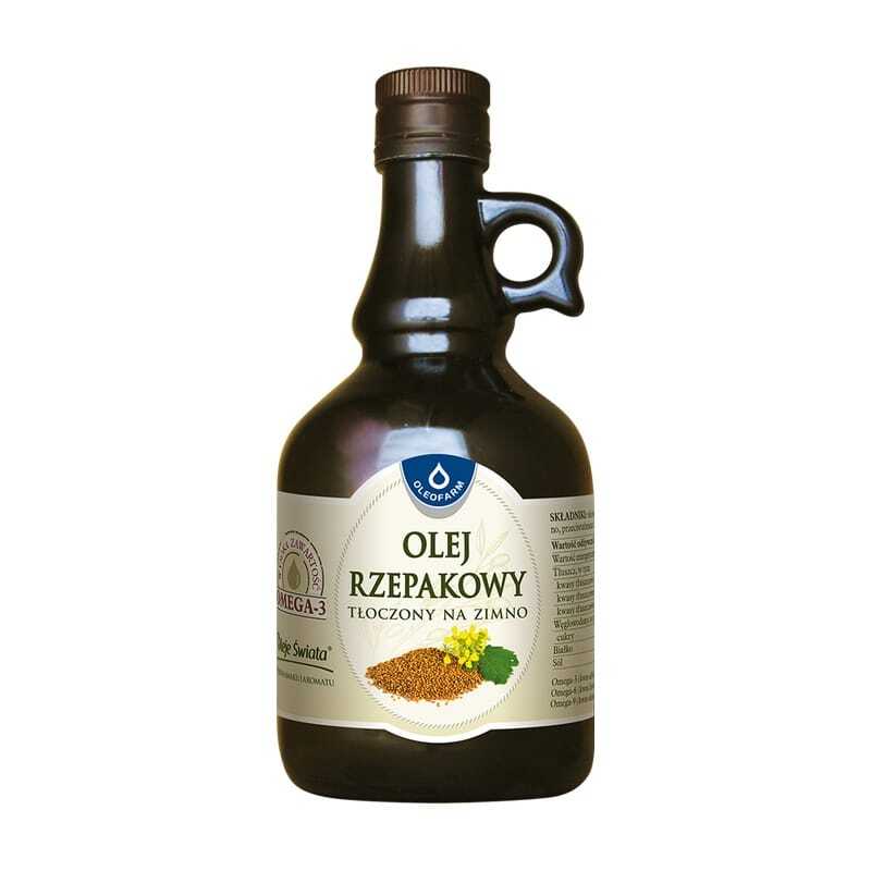Olio di colza, spremuto a freddo Oleofarm (500 ml)