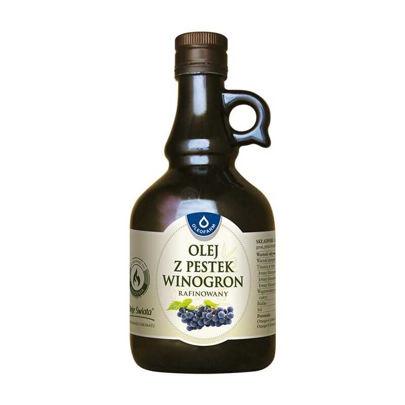 Olio di vinaccioli, raffinato Oleofarm (500 ml)