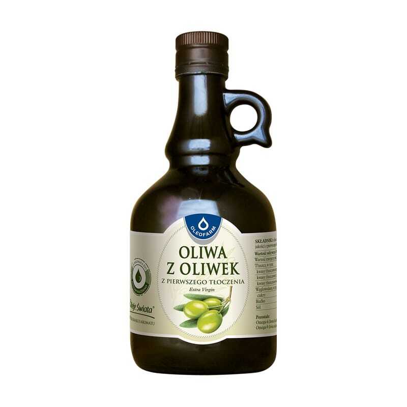 Olio extravergine di oliva di prima spremitura Oleofarm (500 ml)