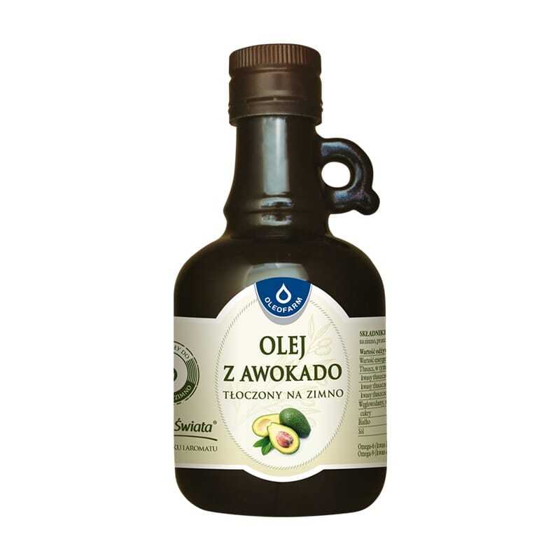 Olio di avocado, spremuto a freddo Oleofarm (250 ml)