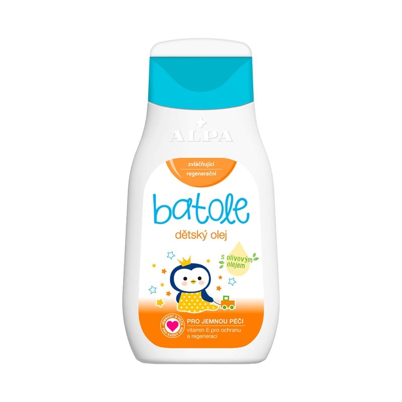 Olio per bambini con vitamina E e olio d'oliva Alpa (200 ml)