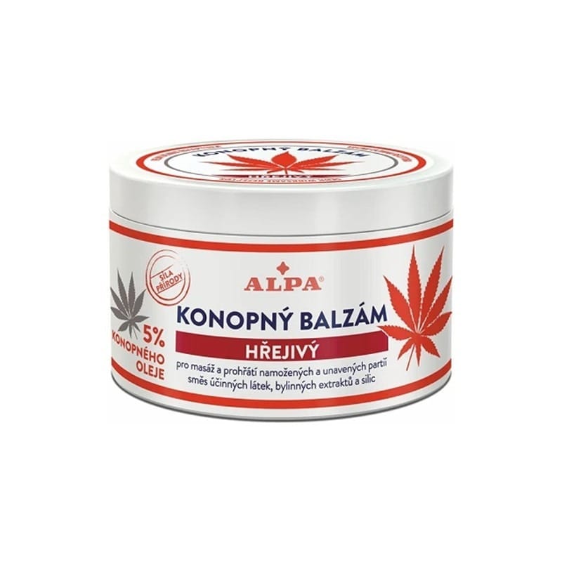 Balsamo alla canapa - riscaldante Alpa (250 ml)