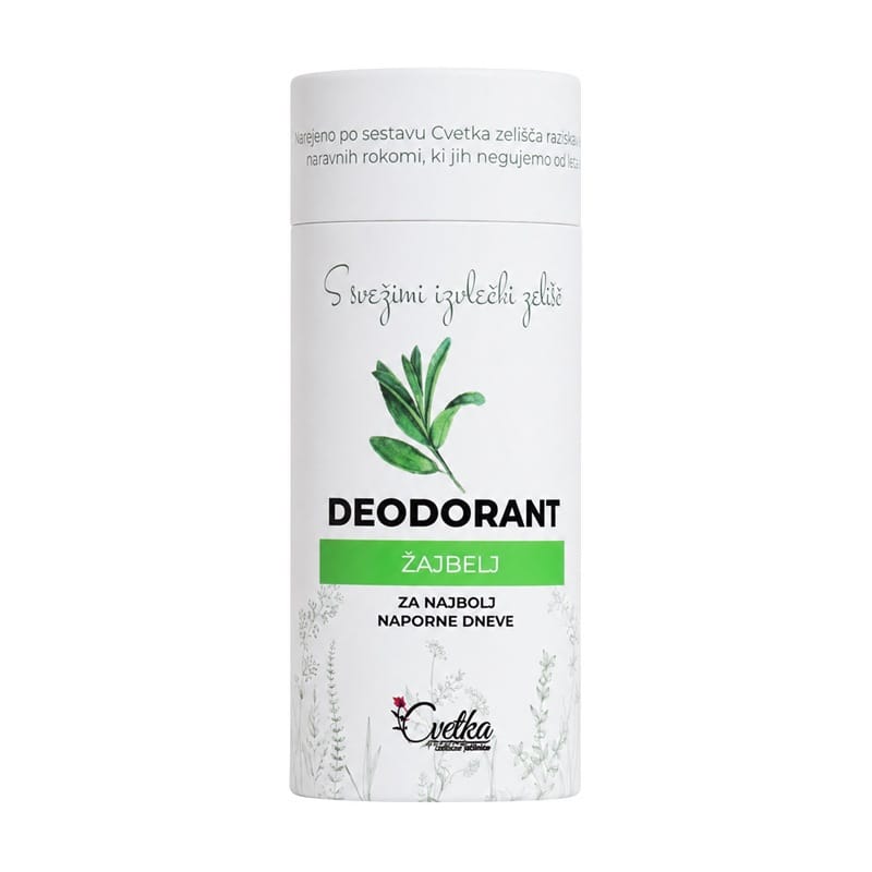Deodorante erboristico bio alla salvia per sportivi Cvetka (50 ml)