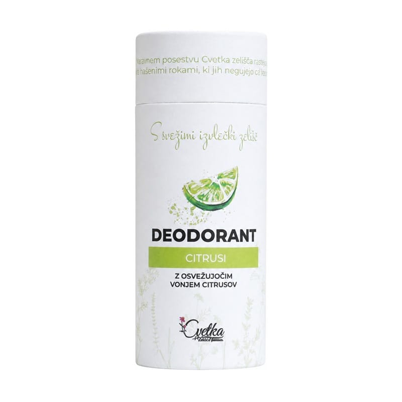 Deodorante bio alle erbe agrumato Cvetka (50 ml)