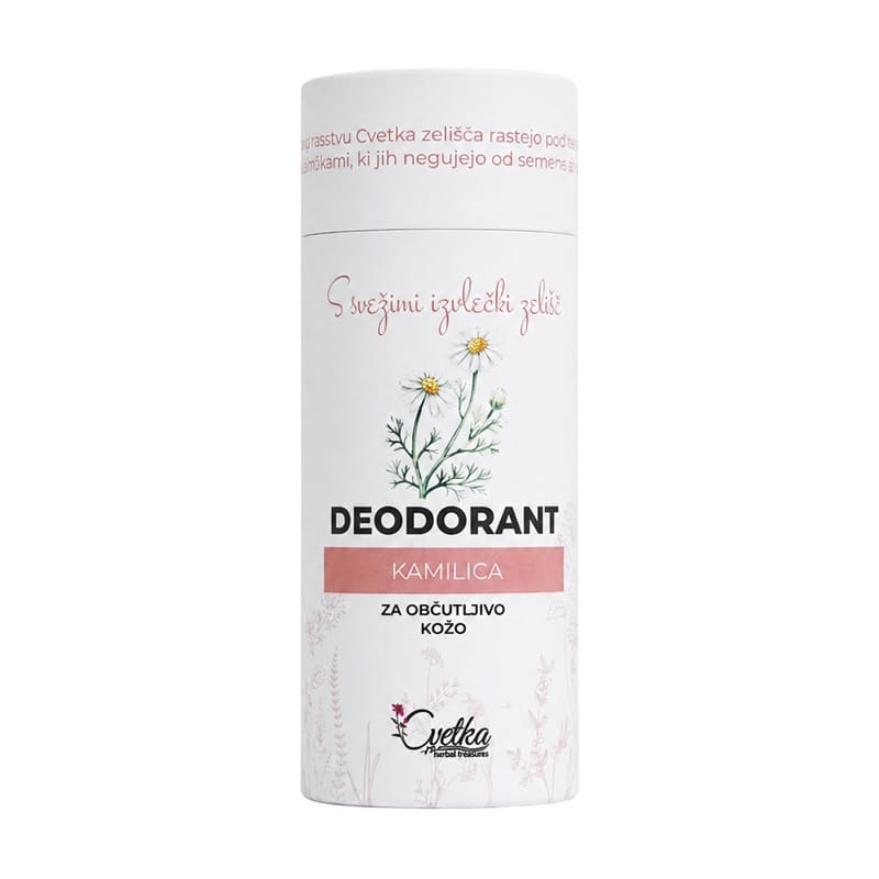 Deodorante alle erbe biologico alla camomilla Cvetka (50 ml)