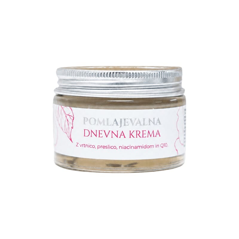 Crema viso giorno ringiovanente alla rosa Cvetka (50 ml)
