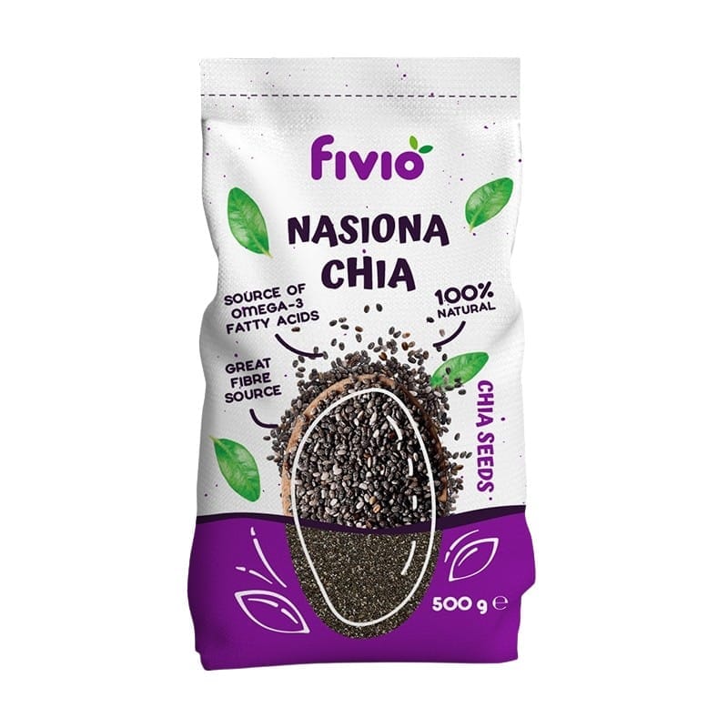 Semi di chia - 100% naturali Fivio (500 g)