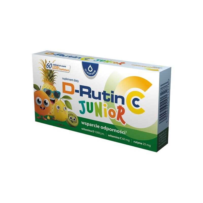 Vitamina C e rutina per bambini Oleofarm (60 compresse da succhiare)