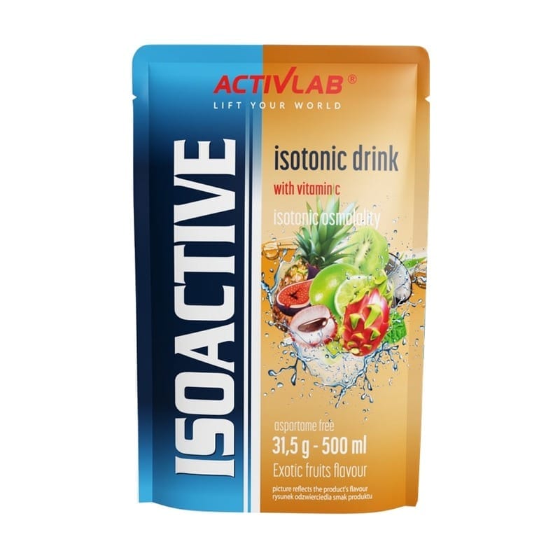 Isotonico in polvere Isoactive Activlab, frutta esotica (31,5 g)