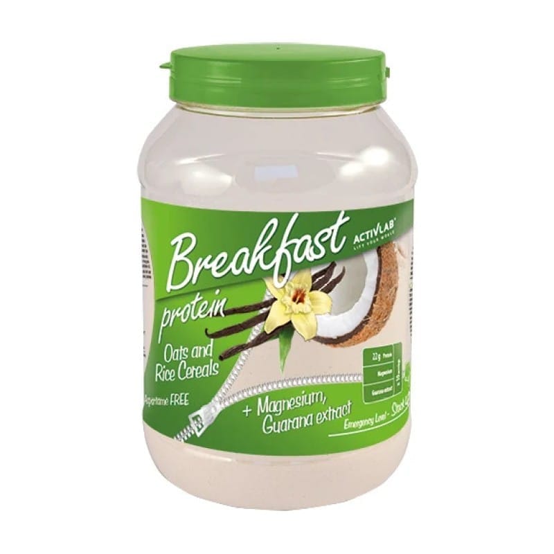 Colazione proteica in polvere – Protein Breakfast Activlab, gusto cocco e vaniglia (1000 g)