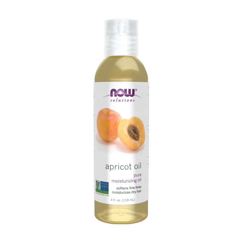 Olio cosmetico di albicocca NOW (118 ml)