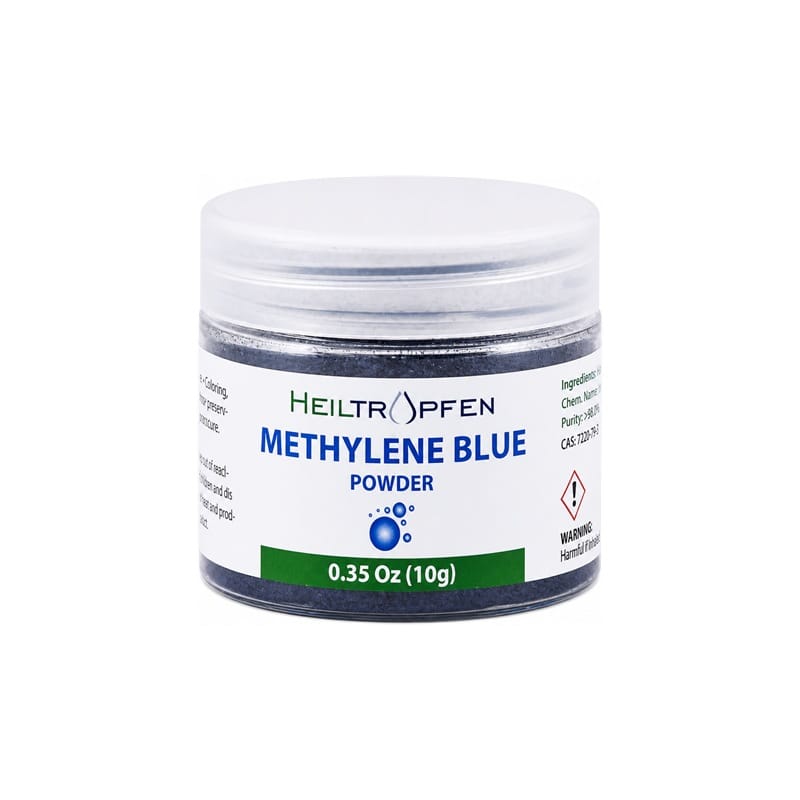 Blu di metilene in polvere Heiltropfen (10 g)