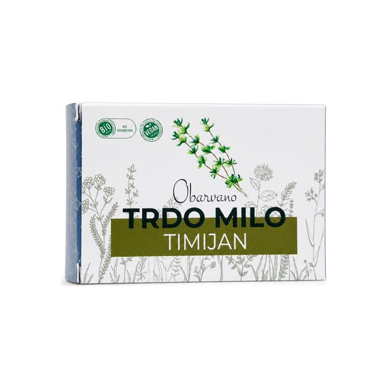 Sapone solido bio al timo Cvetka (100 g)