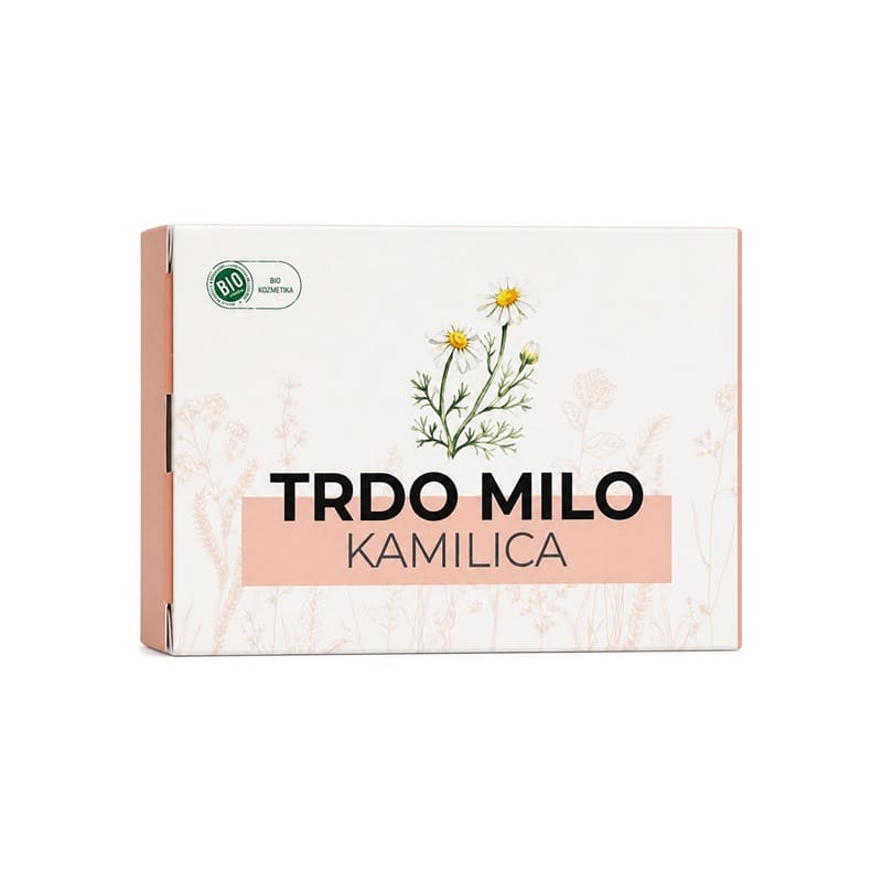 Sapone solido bio alla camomilla e latte di capra Cvetka (100 g)